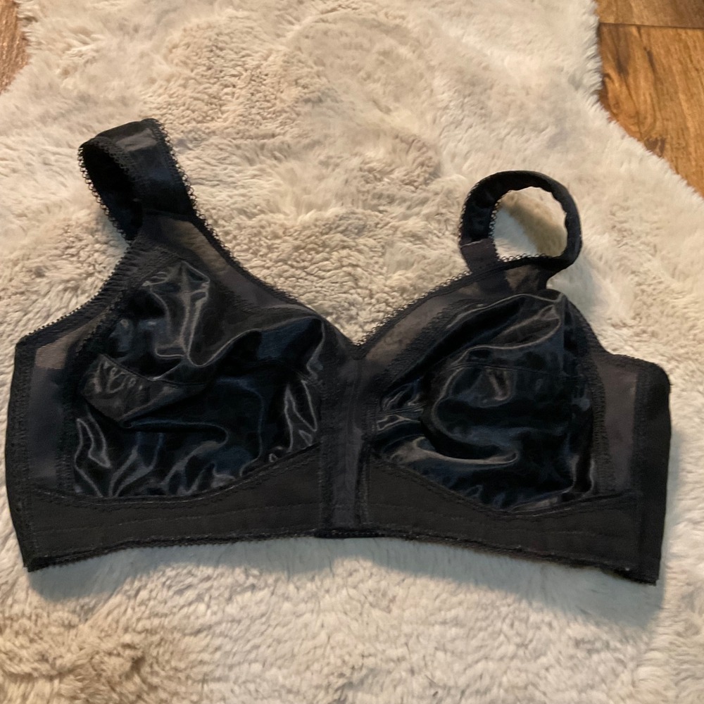 Underscore Bra Size 40C Black Adjustable Strap Comfort‎ Lace Trim